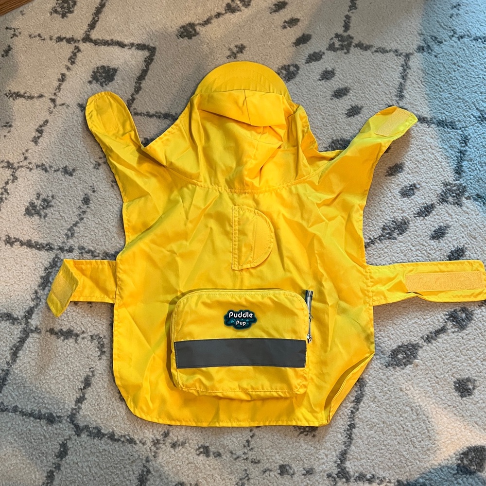 Puddle Pup Rain Jacket size m